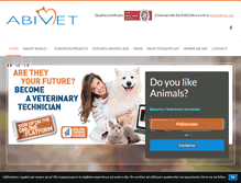 Tablet Screenshot of abivet.com
